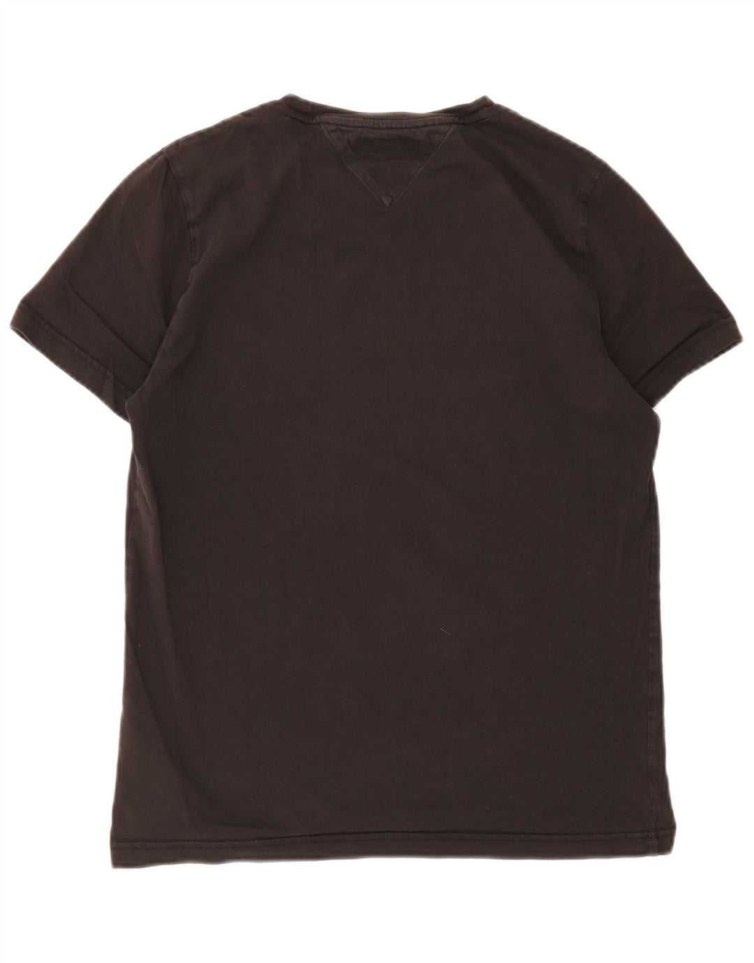 Ανδρικό γραφικό T-Shirt Tommy Hilfiger Top Μεσαίο μαύρο βαμβακερό
