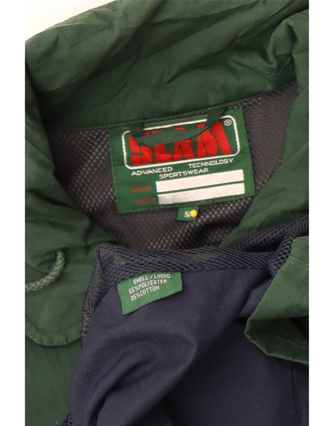 Ανδρικό μπουφάν βροχής Slam Loose Fit UK 36 Small Green Polyester