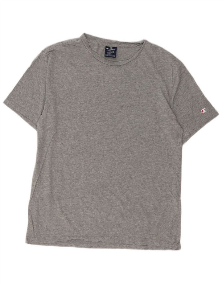 Ανδρικό T-Shirt Adidas Τοπ μεσαίου γκρι βαμβακερό