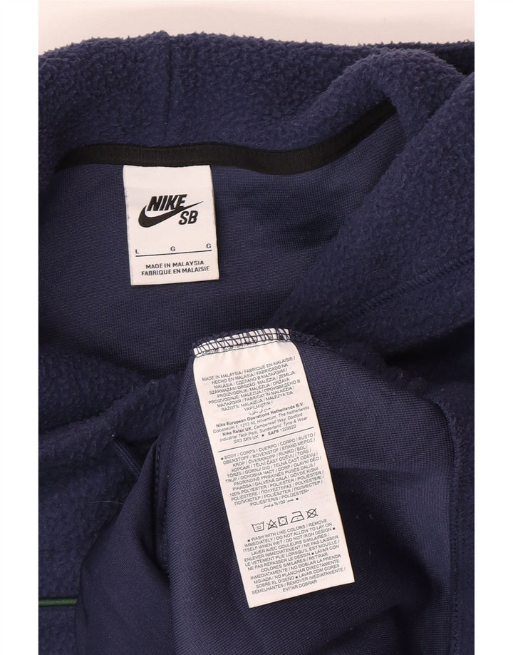 Nike Ανδρική κουκούλα Fleece Jumper Μεγάλο μπλε ναυτικό πολυεστέρας