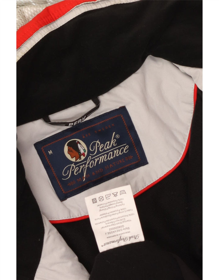 Ανδρικό μπουφάν σκι με κουκούλα Peak Performance UK 38 Medium Red Colourblock