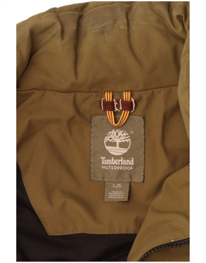Ανδρικό μπουφάν βροχής Timberland UK 40 Large Khaki Nylon