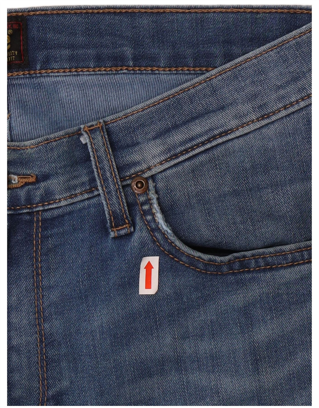 Lee Womens Rider Slim Jeans W30 L34 Blue Cotton