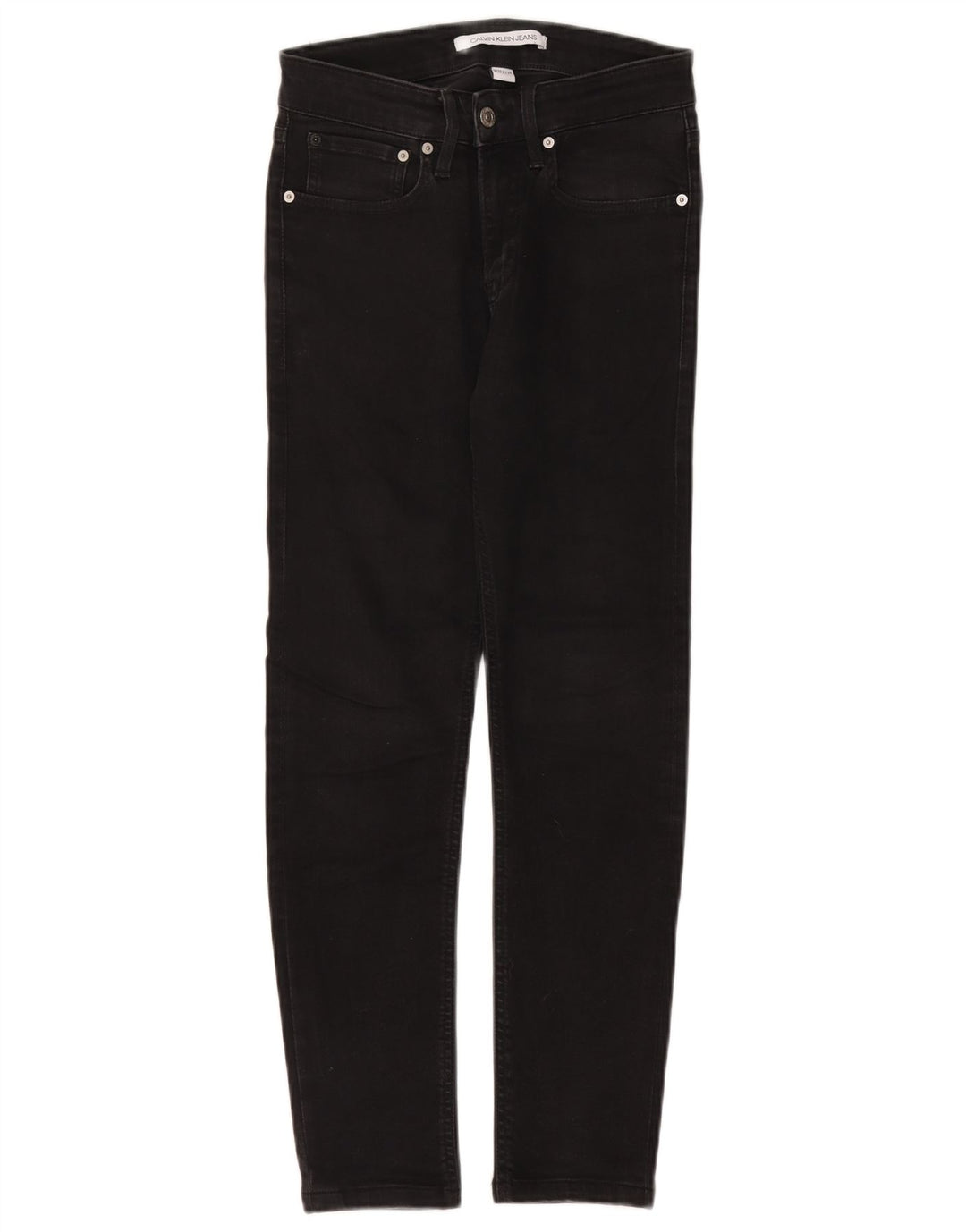 Calvin Klein Γυναικείο Slim Jeans W29 L26 Μαύρο βαμβακερό