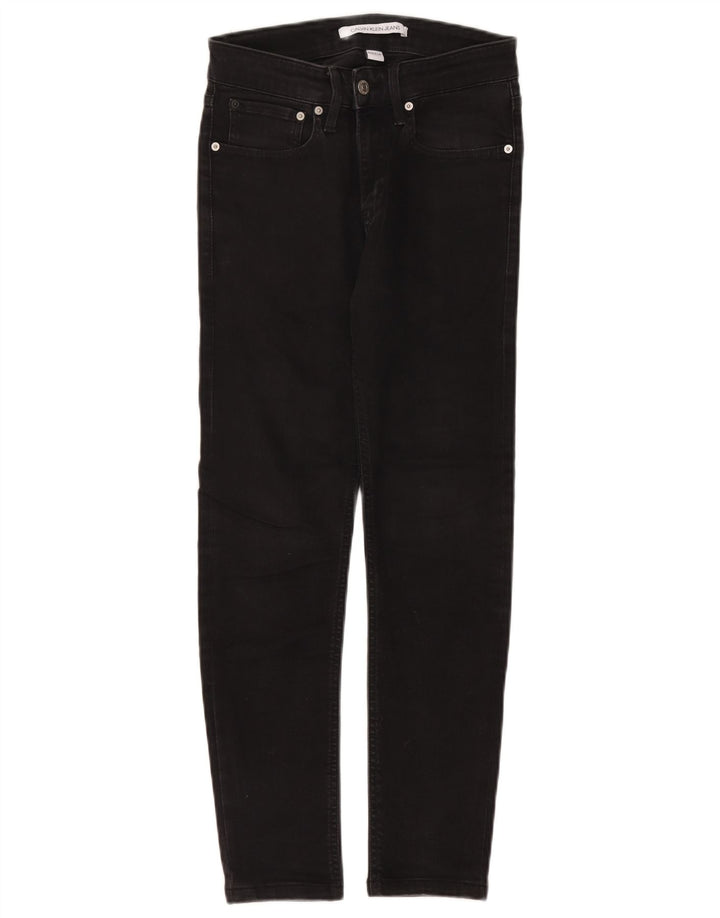 Calvin Klein Γυναικείο Slim Jeans W29 L26 Μαύρο βαμβακερό