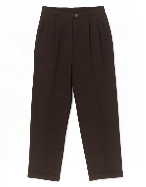 Marks & Spencer Γυναικεία Ψηλόμεση Παντελόνι UK 14 Large W28 L31 Μαύρο