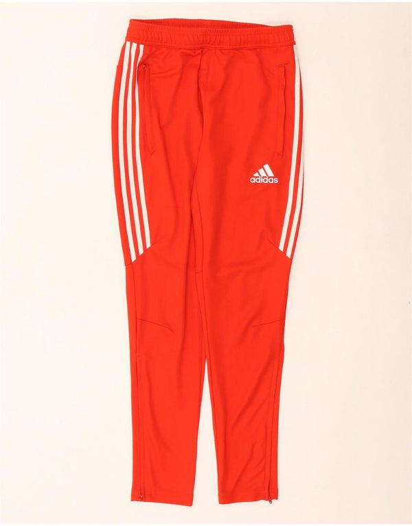 Γυναικεία αθλητική φόρμα ADIDAS Climacool Παντελόνι UK 10 Small Red Polyester