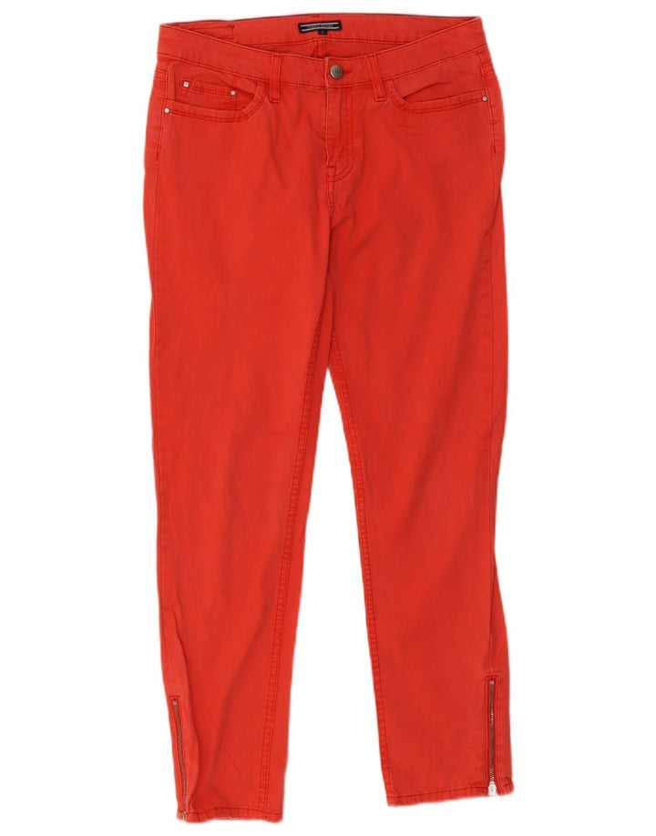 Tommy Hilfiger Γυναικείο Crop Slim Jeans US 6 Medium W30 L26 Red Cotton