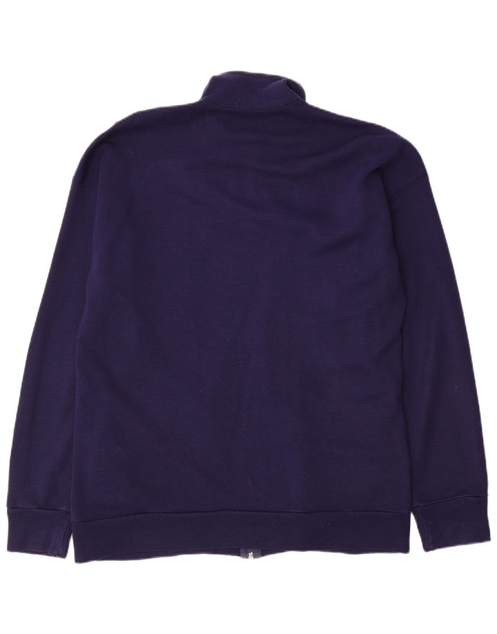 Vintage ανδρική αθλητική φόρμα Top Jacket Large Navy Blue Colourblock