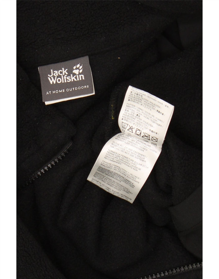 JACK WOLFSKIN Ανδρικό Fleece Jacket UK 38 Medium Black Polyester