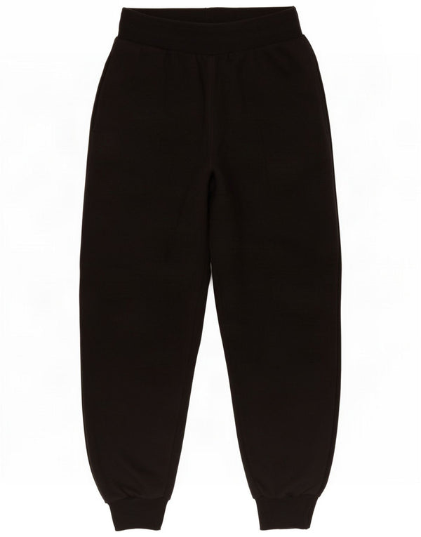 Zara Γυναικεία φόρμα παντελόνια Joggers UK 12 μεσαία μαύρα βαμβακερά