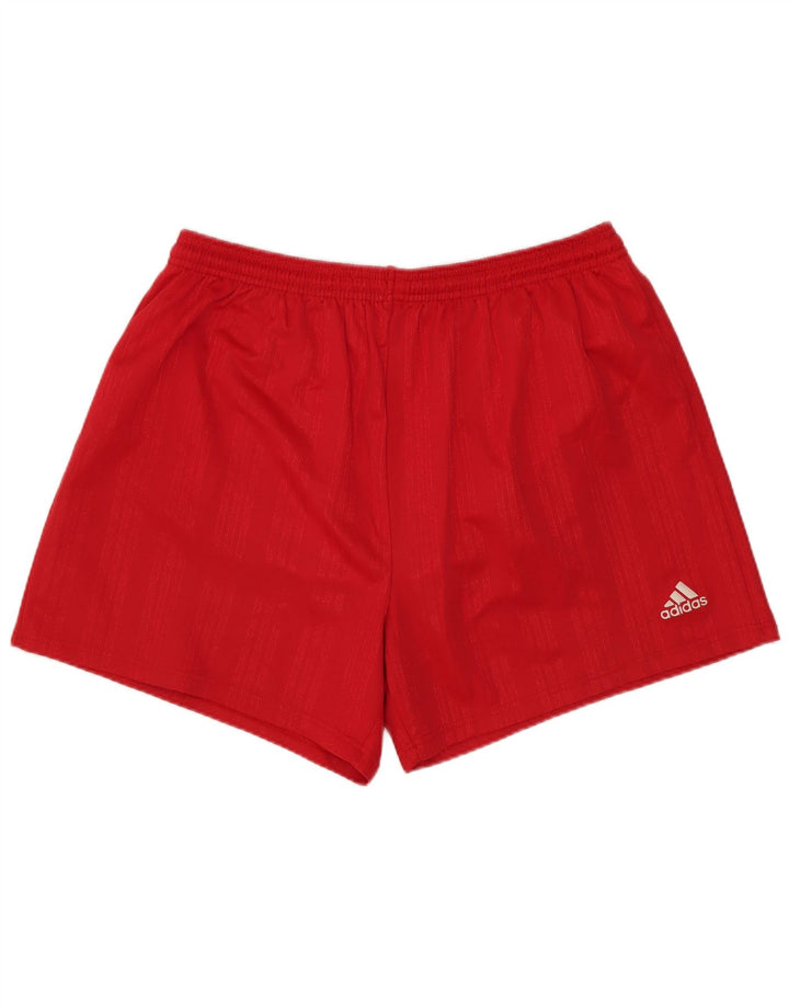 Ανδρικό αθλητικό σορτς ADIDAS μεγάλο κόκκινο πολυεστέρα