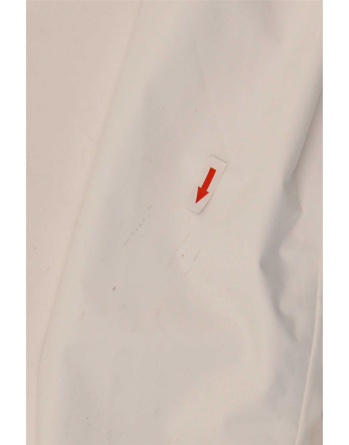 Helly Hansen Γυναικείο μπουφάν βροχής με κουκούλα γραφικών UK 10 Small White Polyester