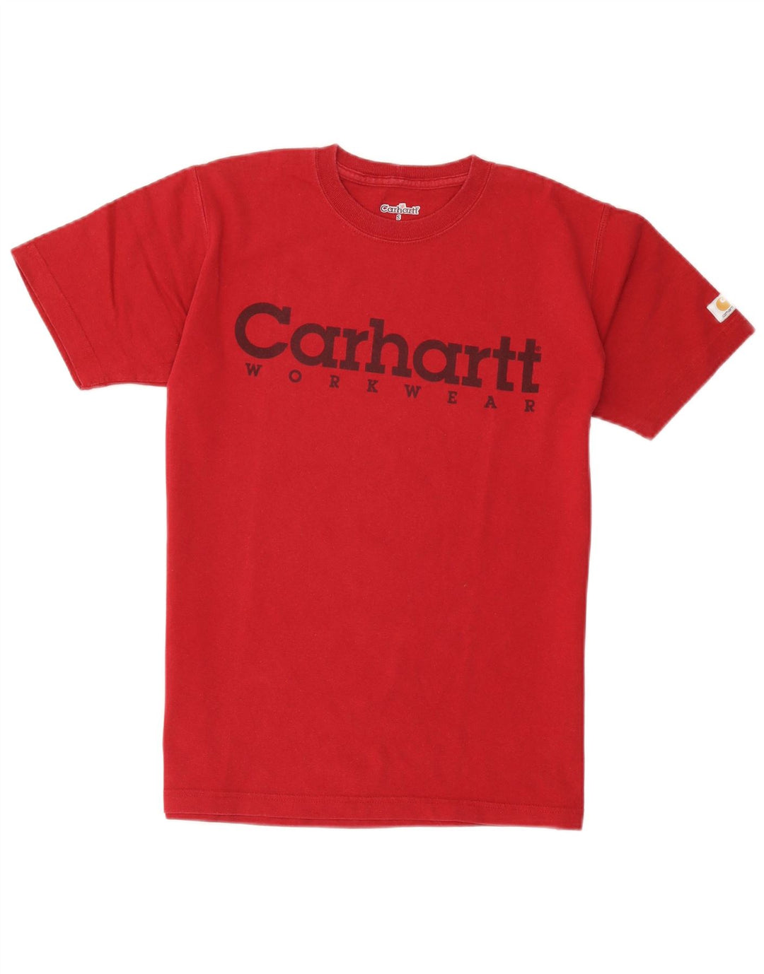 Ανδρικό γραφικό μπλουζάκι Carhartt Top Μικρό κόκκινο βαμβακερό