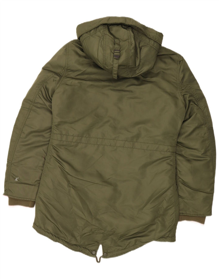 Γυναικείο μπουφάν Parka με κουκούλα SUPERDRY UK 14 Medium Khaki Nylon