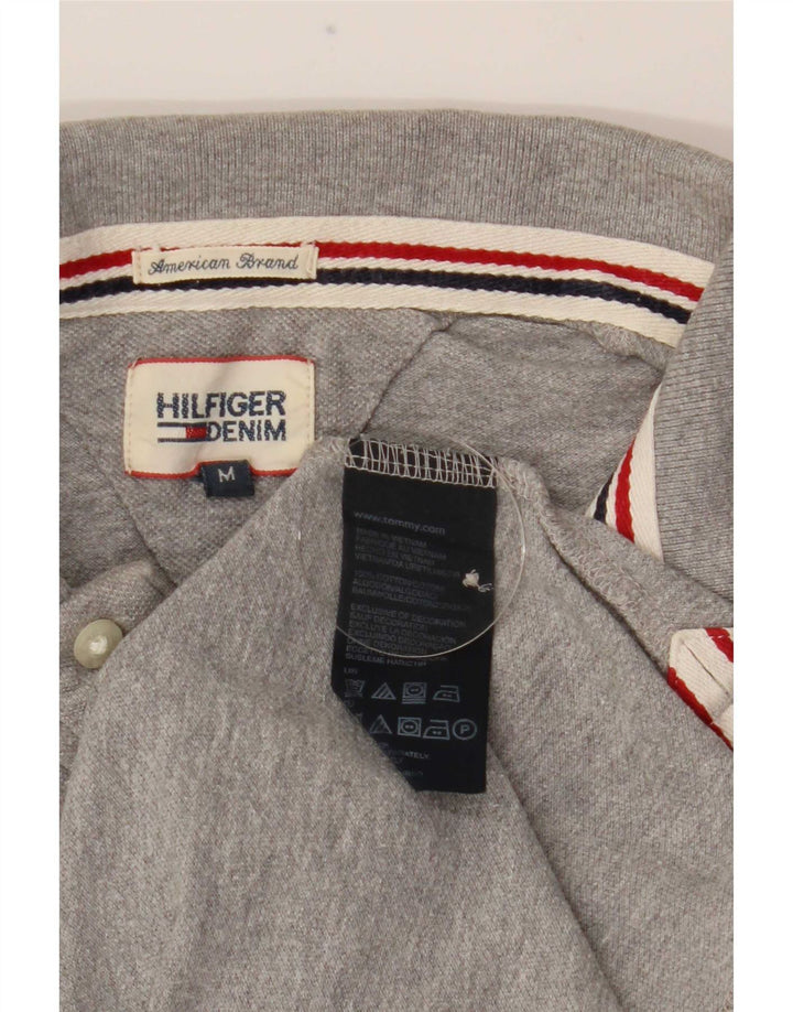 Ανδρικό πουκάμισο πόλο Tommy Hilfiger, Βαμβακερό μεσαίο γκρι
