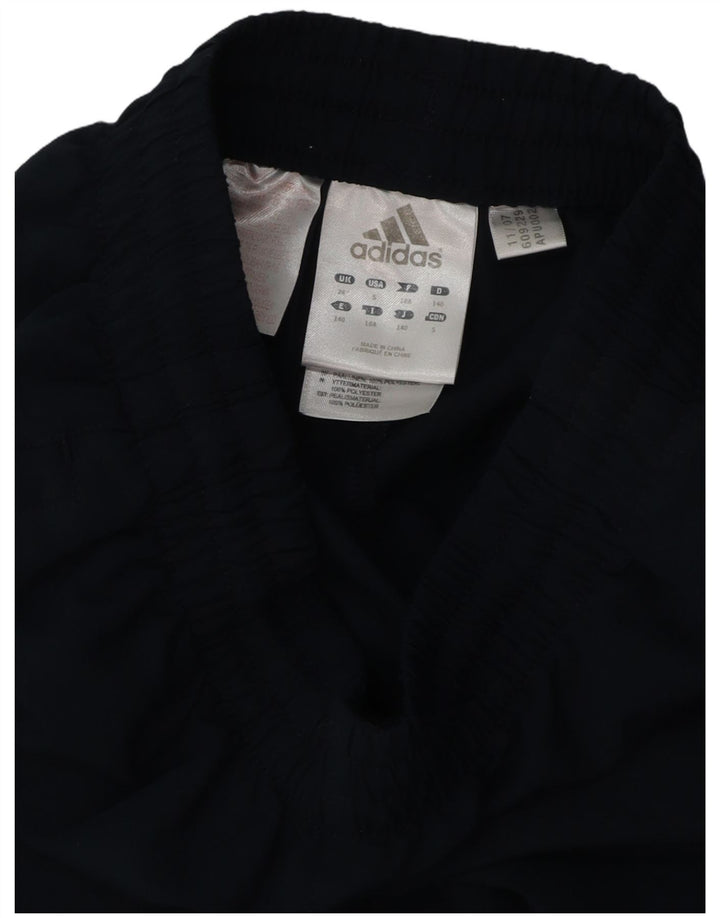 Παντελόνι αθλητικής φόρμας Adidas Girls 9-10 Years Navy Blue Polyester