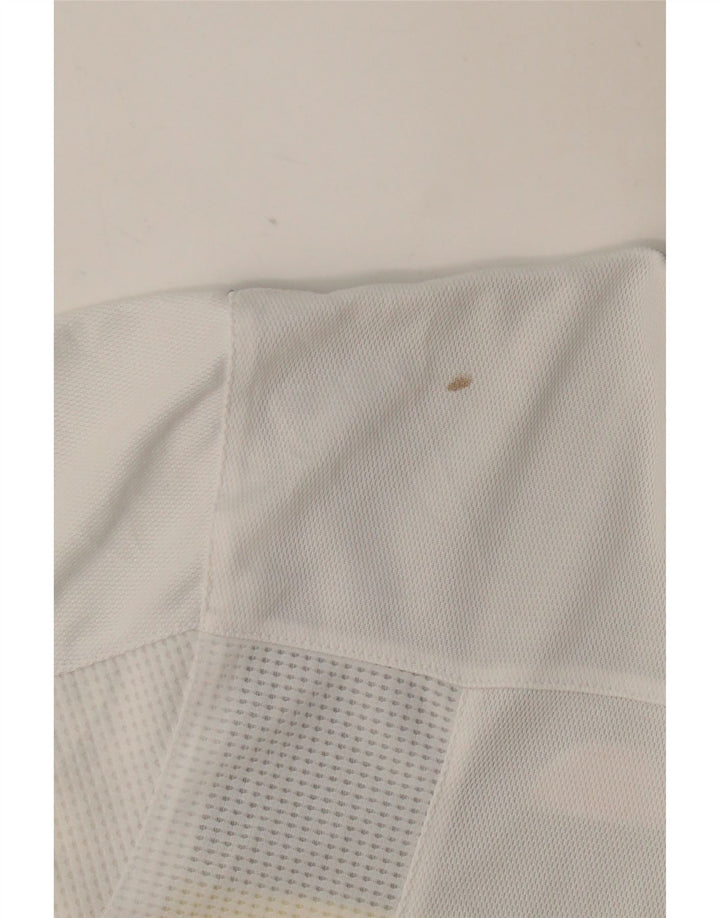 ELLESSE Ανδρικό πουκάμισο πόλο σε μεγάλο λευκό χρώμα πολυεστέρα