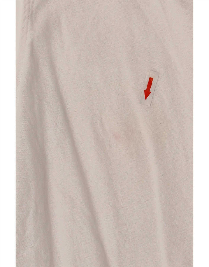 Marks & Spencer Γυναικείο Αμάνικο Βασικό Φόρεμα UK 12 Medium White Lenn