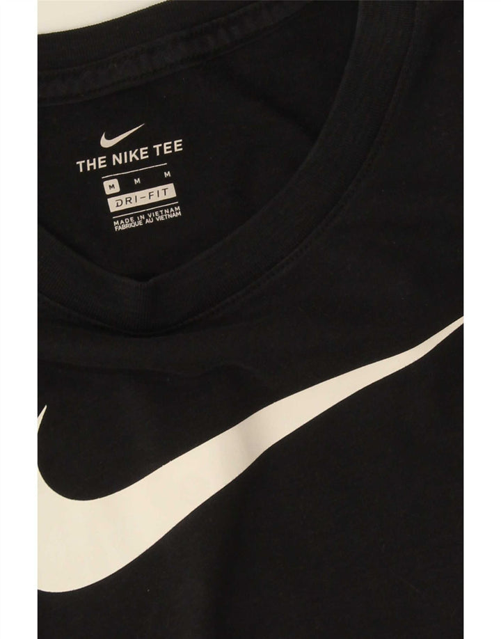 Γυναικείο γραφικό μπλουζάκι Nike Dri Fit Top UK 14 Medium Black