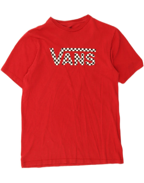 Vans Boys Graphic T-Shirt Top 14-15 Years XL Red