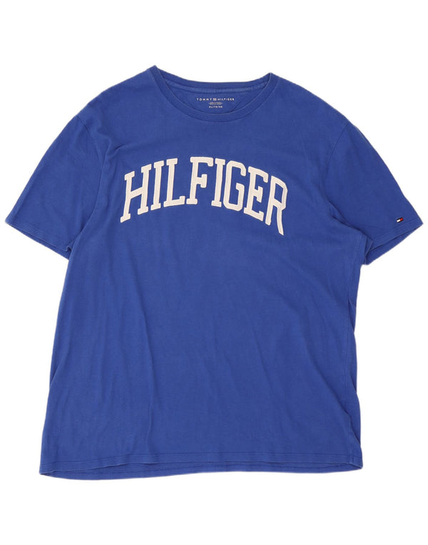 Ανδρικό γραφικό T-Shirt Tommy Hilfiger Top XL Blue