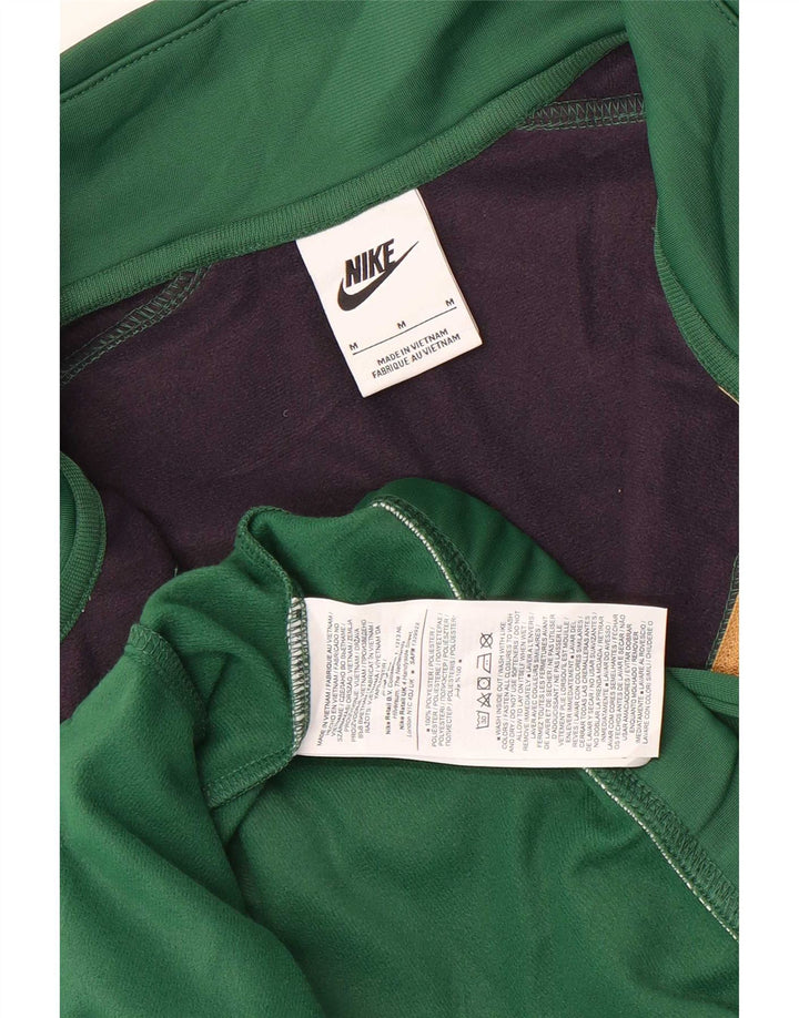 Ανδρική φόρμα Nike Μπουφάν μεσαίου πράσινου χρώματος πολυεστέρας