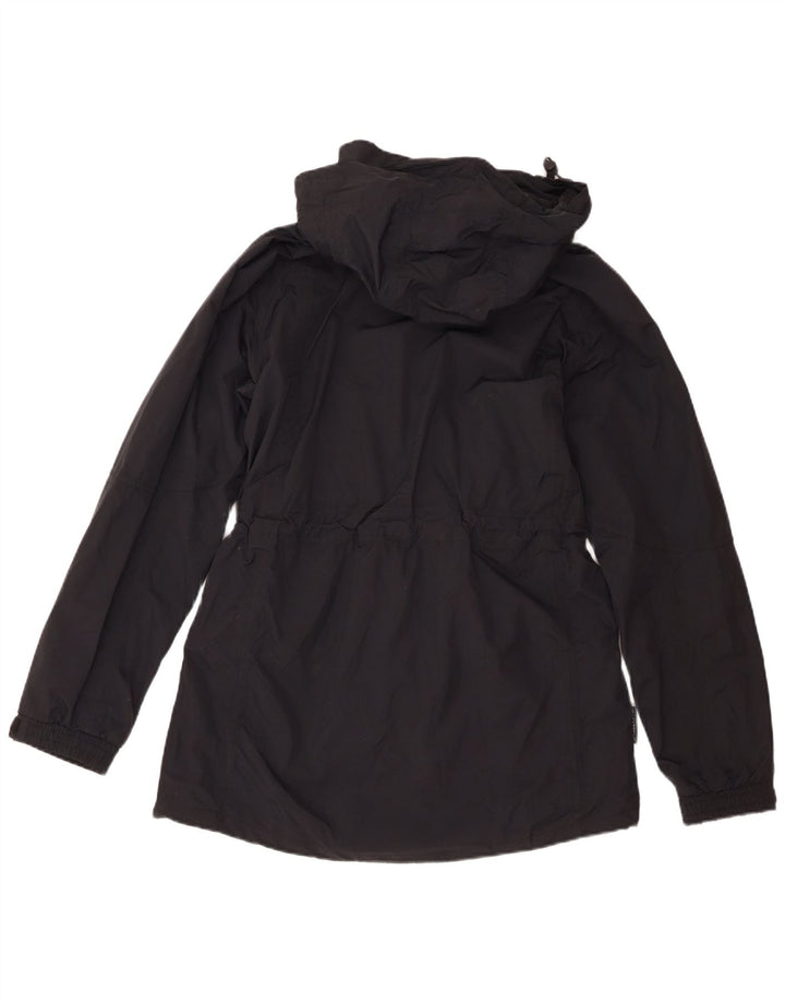 Mountain Warehouse Γυναικείο μπουφάν βροχής με κουκούλα UK 14 Large μαύρο νάιλον