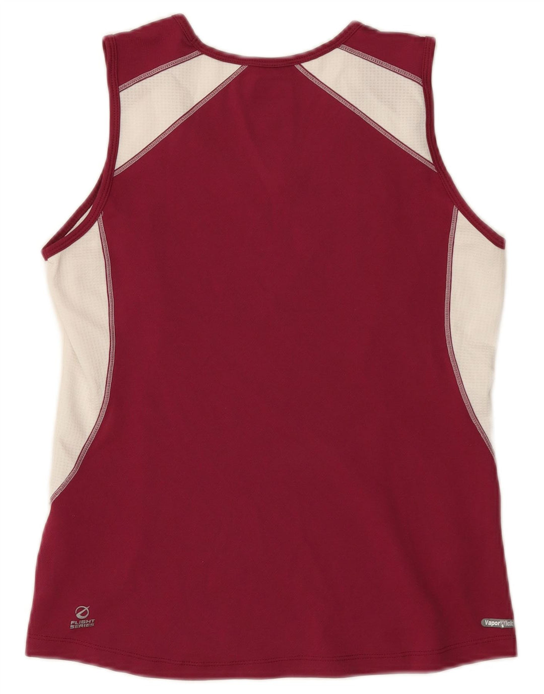 Το γυναικείο γιλέκο North Face Top UK 12 Medium Burgundy Colorblock Πολυεστέρας