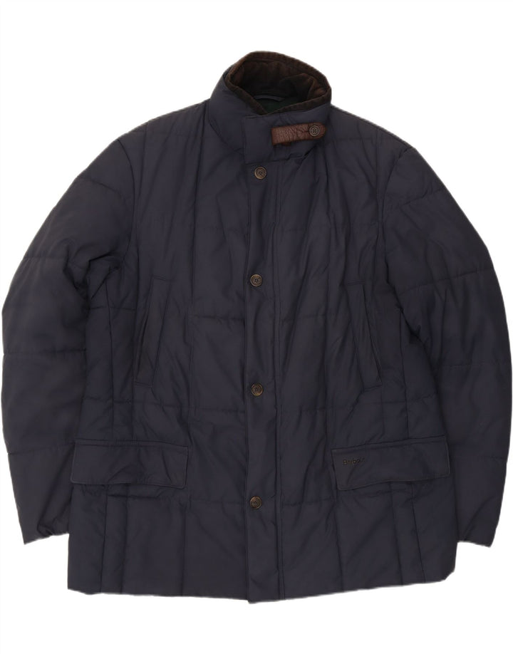 Ανδρικό μπουφάν Barbour με επένδυση UK 42 XL Navy Blue Polyester
