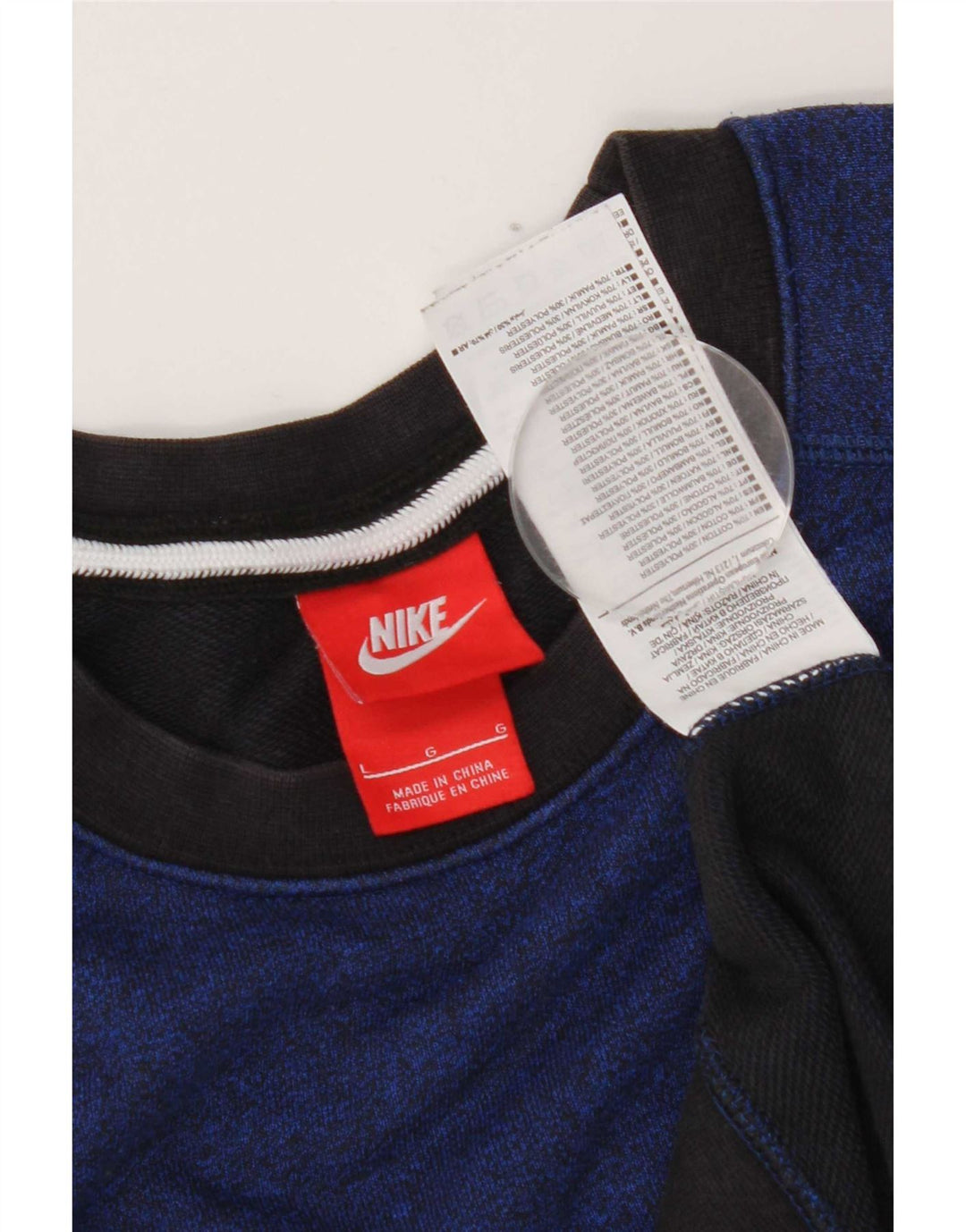 Ανδρικό φούτερ Nike Jumper με μεγάλο μπλε χρώμα, βαμβακερό