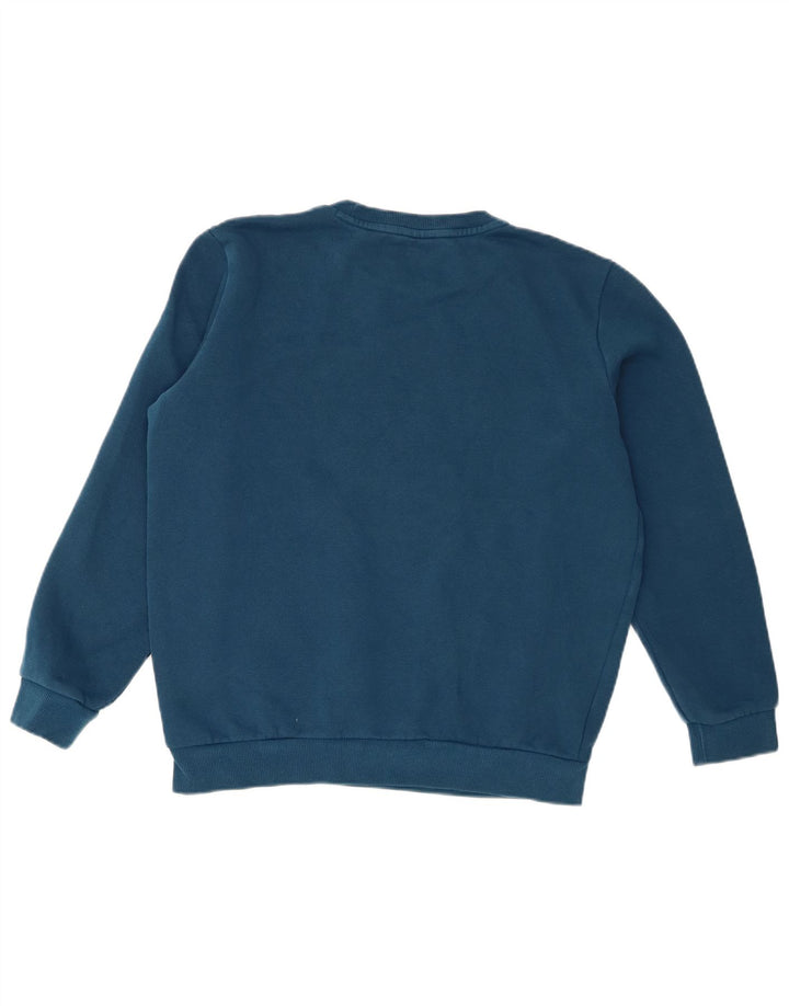 Puma Γυναικείο Φούτερ μεγάλου μεγέθους Jumper UK 10 Small μπλε βαμβακερό