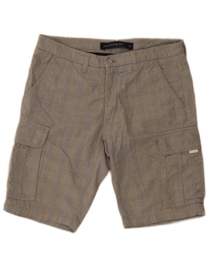 Ανδρικό σορτς Cargo Harmont & Blaine IT 48 Medium W30 Γκρι βαμβακερό