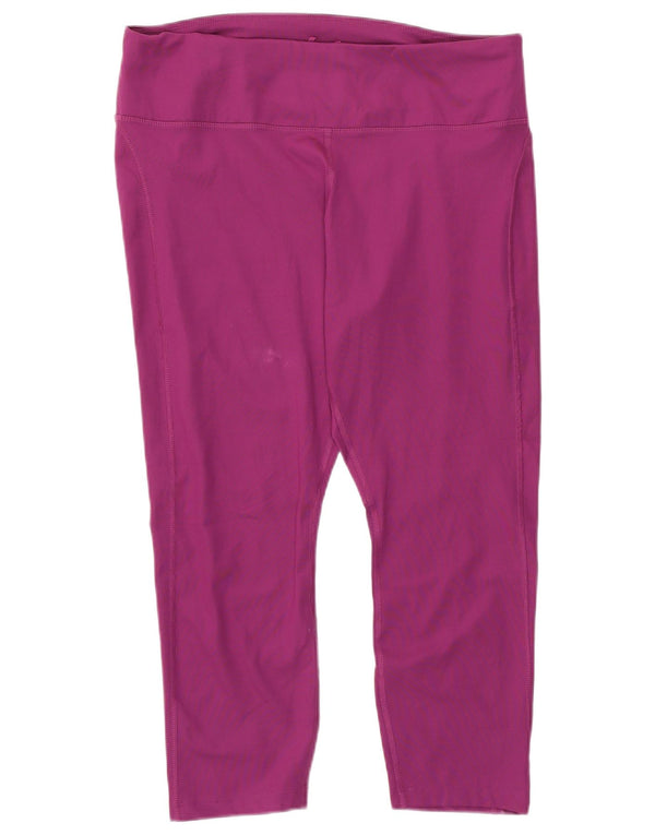 Γυναικεία κολάν Nike Dri Fit Capri UK 18 XL Purple Polyester