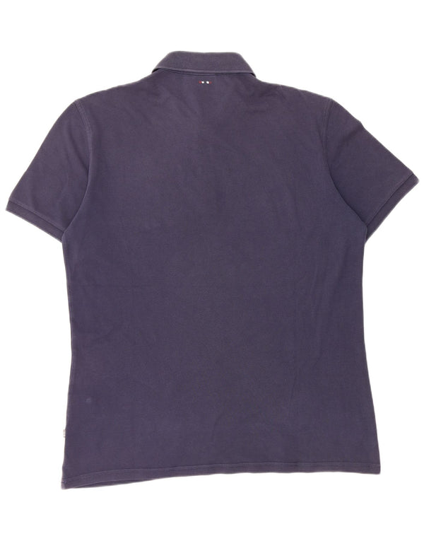 Ανδρικό μπλουζάκι πόλο Napapijri XL Navy Blue