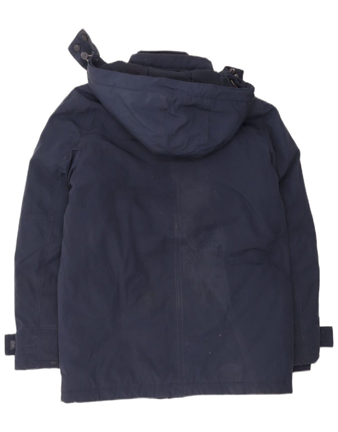 Ανδρικό παλτό με κουκούλα Tommy Hilfiger UK 38 Medium Navy Blue