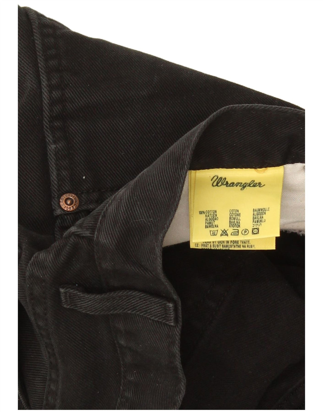 Wrangler Ανδρικό Texas Straight Jeans W36 L32 Μαύρο βαμβακερό