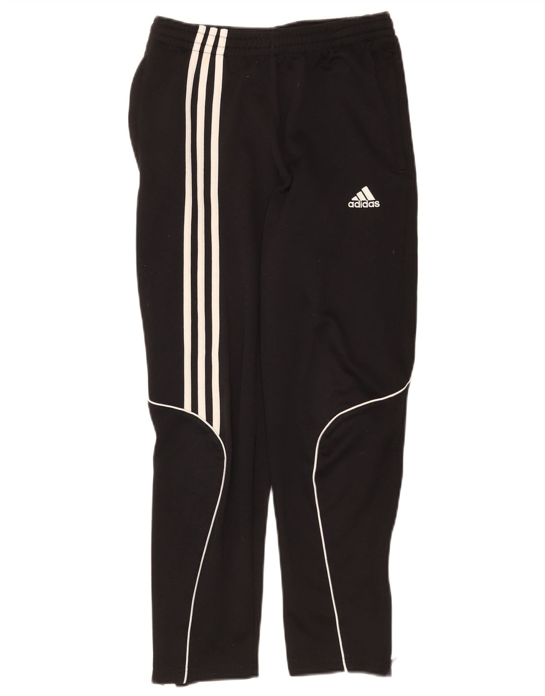 Παντελόνι αθλητικής φόρμας Adidas Boys Climalite 11-12 ετών μαύρο πολυεστέρα