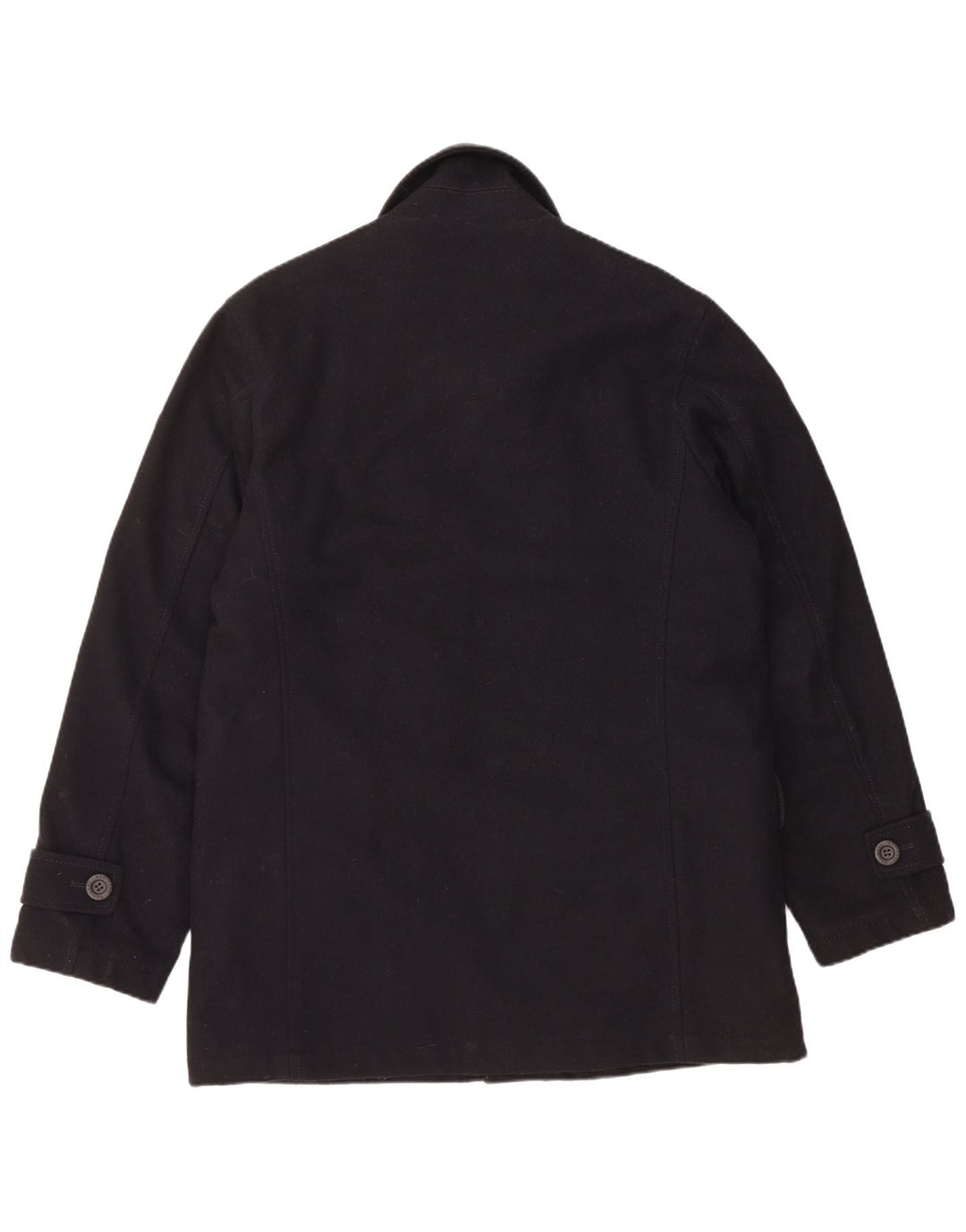 NAVIGARE Ανδρικό Πανωφόρι UK 38 Medium Black Wool