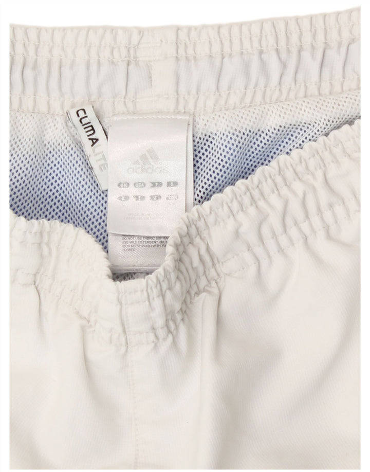 Ανδρικό σορτς Adidas Climalite Sport μεγάλο λευκό πολυεστέρα