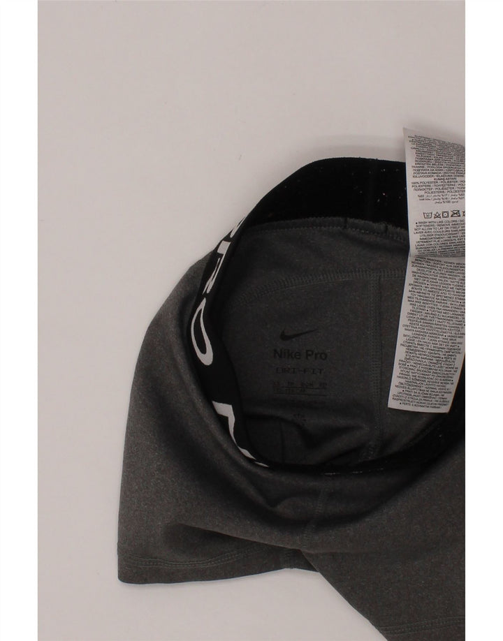 Γραφικό αθλητικό σορτς NIKE Girls Dri Fit 6-7 ετών XS Grey Polyester