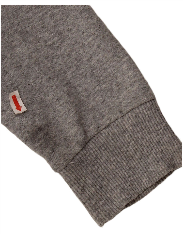 Kappa Γυναικείο Crop Top Μακρυμάνικο UK 18 XL Γκρι