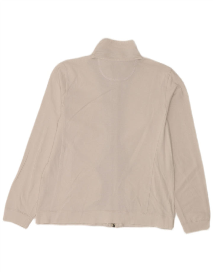 Champion Γυναικεία αθλητική φόρμα Top Jacket UK 14 Medium White Cotton