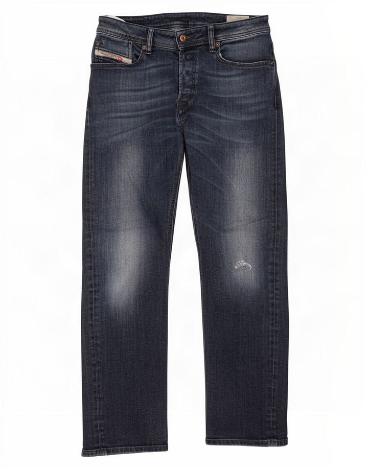 Diesel γυναικείο Waykee Regular Straight Jeans W28 L30 Μπλε βαμβακερό