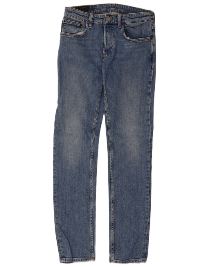 Calvin Klein Ανδρικό Slim Jeans W30 L32 Blue Cotton