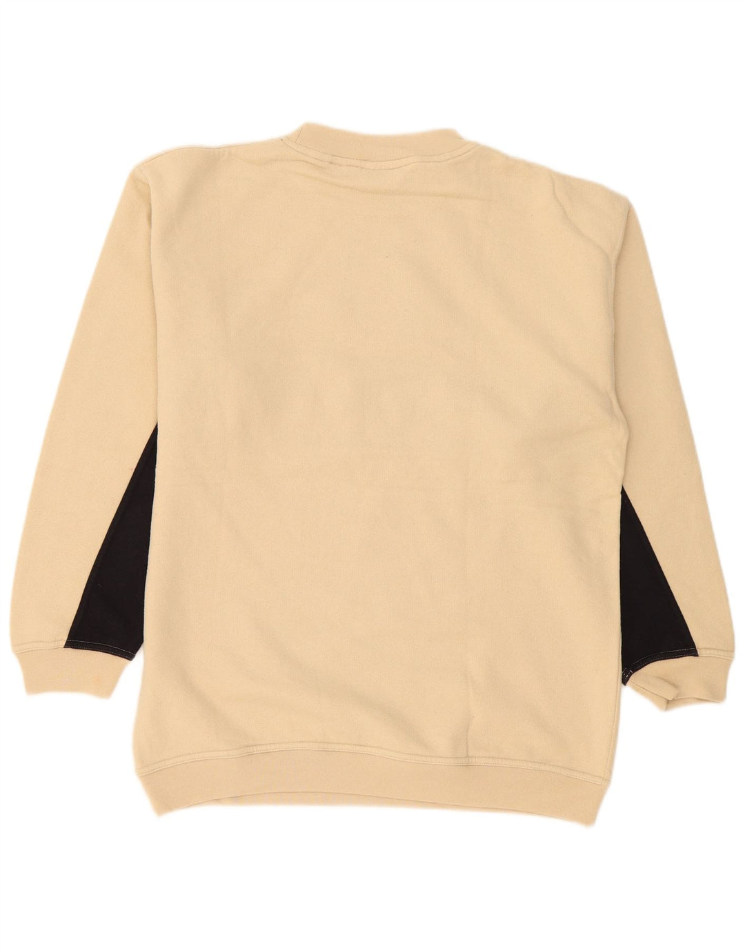 Ανδρικό γραφικό φούτερ Reebok Jumper Small Beige Colourblock Βαμβακερό