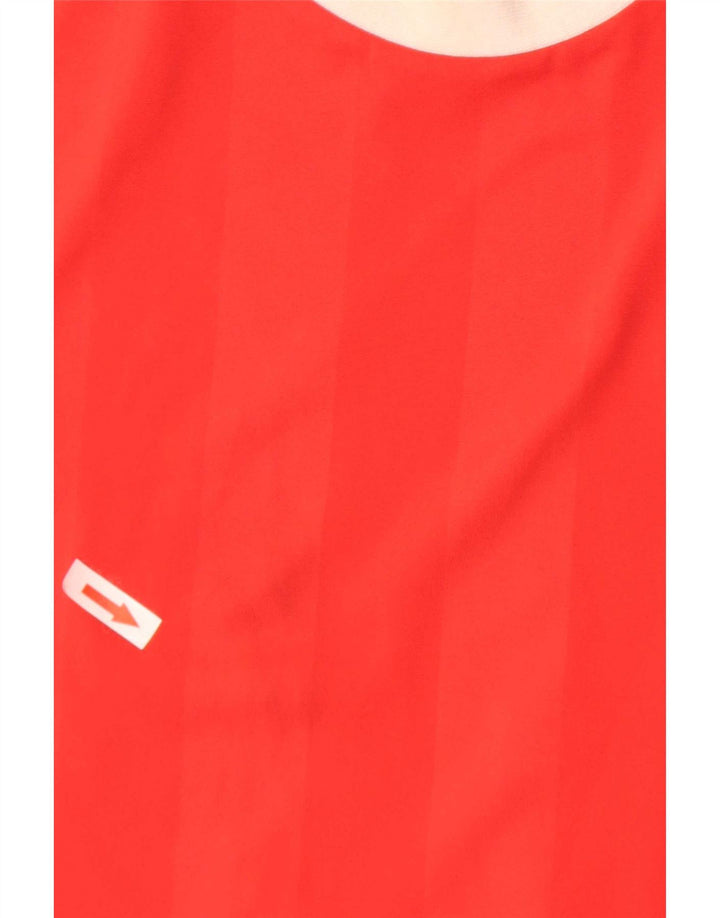 Ανδρικό T-Shirt Adidas Top XL κόκκινο ριγέ πολυεστέρα