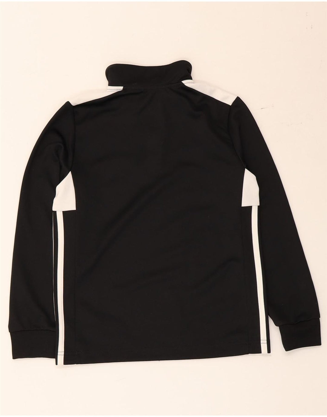 Adidas Boys Climalite Πουλόβερ φόρμα Top 9-10 Years Black Colourblock