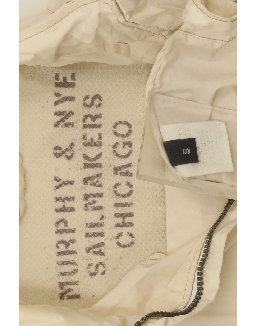 Murphy & Nye Γυναικείο Bomber Jacket με κουκούλα UK 10 Small Off White Βαμβακερό