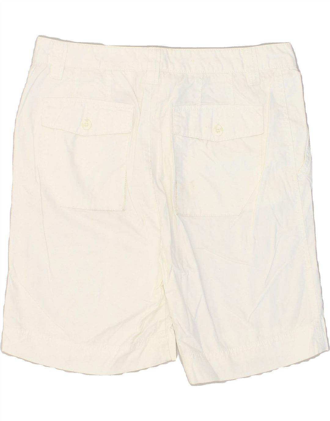 EDDIE BAUER Womens Chino Shorts US 10 Large W32 White Cotton | Vintage Eddie Bauer | Thrift | Second-Hand Eddie Bauer | Used Clothing | Messina Hembry 